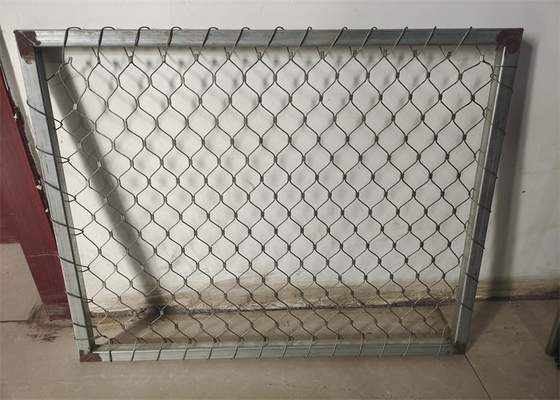 304 Stainless Steel Cable Mesh PVD Galvanized Surface For Decoration