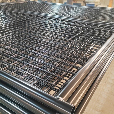 Low Carbon Black Welded Wire Fence PVC Coated 1m - 3m Length