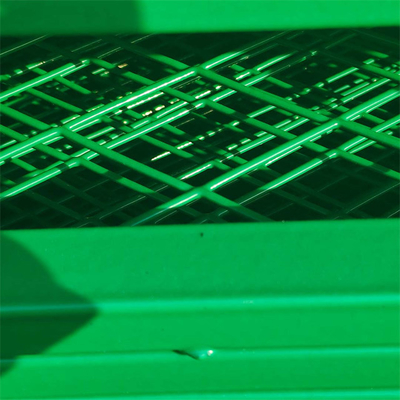 Customizable 316 Welded Mesh Fencing Plastic Sprayed Blue Green For Protection