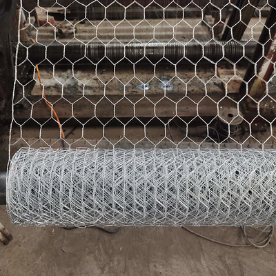 Galvanized Stainless Steel Hexagonal Gabion Mesh Erosion Resistant For Protection