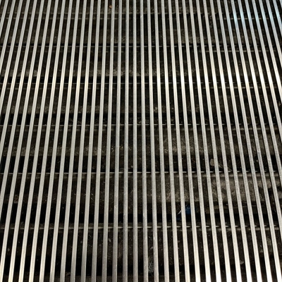Wastewater Sieves Welded Wedge Wire Screen 304 316 316L Stainless Steel Material