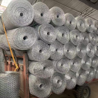 Animal Husbandrry Galvanized Hex Netting Twist Knitting Hex Wire Fencing