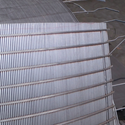 Johnson Screen Filter Metal Panel Stainless Steel Wedge Wire Screen For Water Oil Well Filter