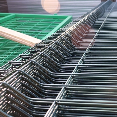 3D Kavisli PVC Kaplı Kaynaklı Tel Örgü Çit Tırmanma Önleyici Çit