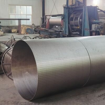 Polished 304 SS Wedge Wire Screen For Water Treatment & Solid-Liquid Separation