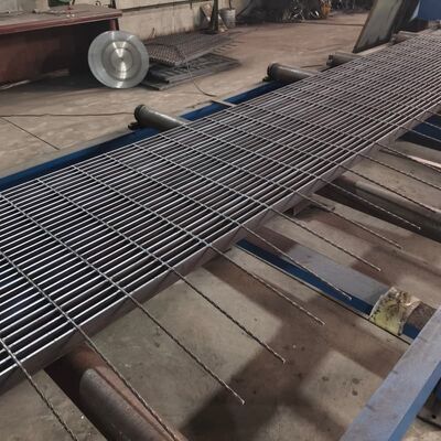 SS304 ED Coating Heavy Duty Stainless Steel Grating Welded Silver Gray Color
